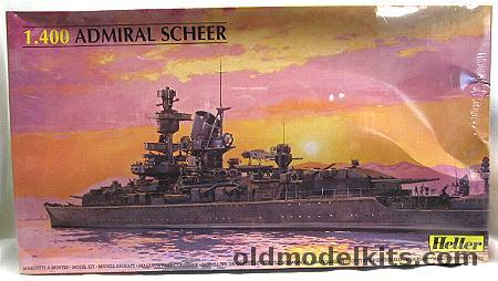 Heller 1/400 Admiral Sheer German Heavy Cruiser / Pocket Battleship, 81045 plastic model kit